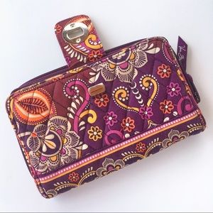 Vera Bradley Quilted Zip Wallet in Good Condition